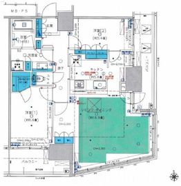 川崎ゲートタワー 19階 間取り図