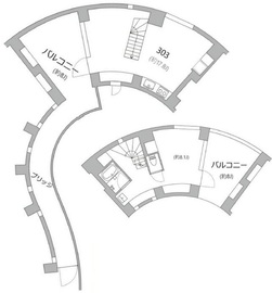 天神町place 303 間取り図