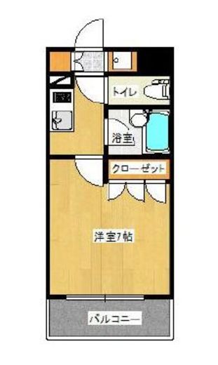 スペーシア川崎Ⅲ 2階 間取り図