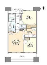 ライオンズステーションプラザ溝の口セントラルアベニュー 4階 間取り図