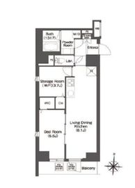 コンフォリア南千住 903 間取り図