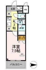 ディアーナ川崎 402 間取り図