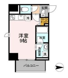 ディアーナ川崎 506 間取り図