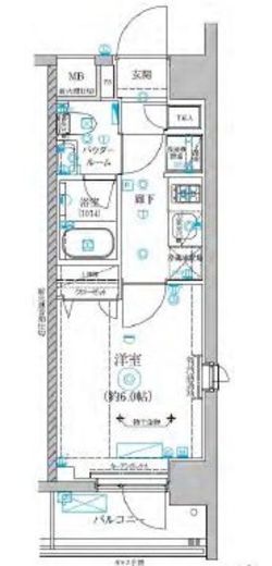 RELUXIA横濱東 (リルシア横濱東) 7階 間取り図