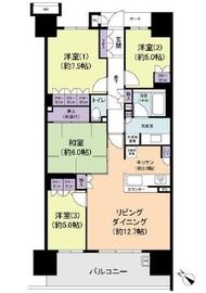 東京フロントコート 8階 間取り図