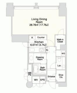 ラ・トゥール千代田 2210 間取り図