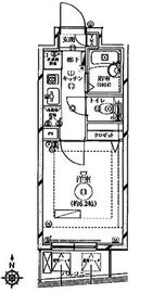 リクレイシア西麻布 2-202 間取り図