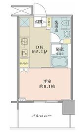 ブリリアタワー浜離宮 16階 間取り図