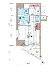 メインステージ五反田駅前 13階 間取り図