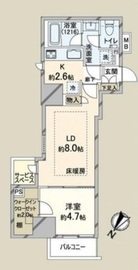 パークリュクス本駒込ステーションプレミア 8階 間取り図