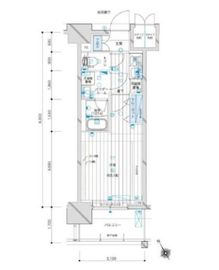 メインステージ駒込ラ・ヴェール 8階 間取り図