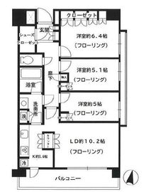 中村橋パーク・ホームズオーチャードコート 8階 間取り図