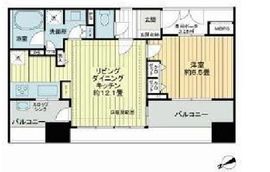 ライオンズ相模大野ステーションエアリスタ 9階 間取り図