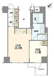 藤和シティホームズ蔵前駅前クレーデルコート 7階 間取り図