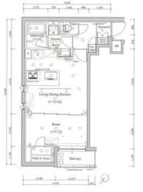 スカイコートルアナ文京本駒込 2階 間取り図