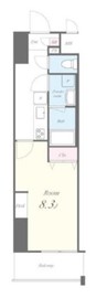 ラフィシア関内 910 間取り図