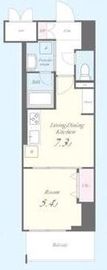 ラフィシア関内 409 間取り図