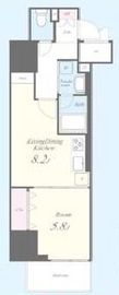 ラフィシア関内 520 間取り図