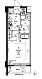 ARKMARK中野坂上2 (アークマーク中野坂上2) 7階 間取り図