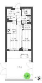 ピアース用賀テラス 102 間取り図
