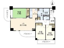 ニューシティ東戸塚パークハウス南の街 9階 間取り図