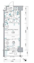 デュオステージ横浜中央 5階 間取り図