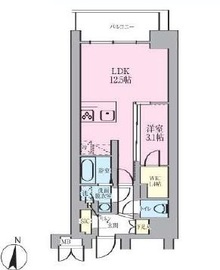 ルネサンスコート錦糸町Ⅱ 601 間取り図