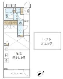 ルフェール南青山 4階 間取り図