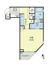 ベルファース新橋 503 間取り図