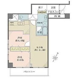 パラシオン本郷 5階 間取り図