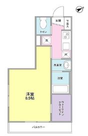 パストラル六本木 101 間取り図