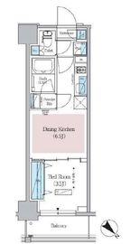 アーバネックス日本橋横山町 303 間取り図
