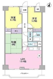 ラ・コスタ壱番館 804 間取り図