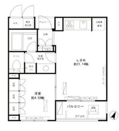 エル・セレーノ西早稲田 203 間取り図