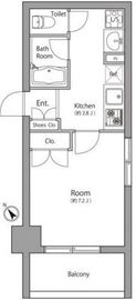 プライマル小石川 101 間取り図