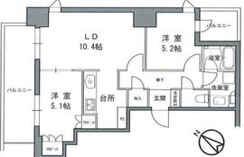 リビオ日本橋人形町 9階 間取り図