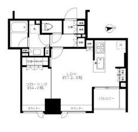 クラッシィハウス大手町ザ・スイート 7階 間取り図