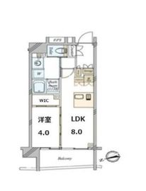プラウド銀座一丁目 6階 間取り図