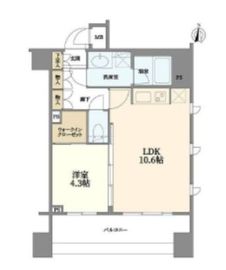 ダイナシティ台東三ノ輪 6階 間取り図