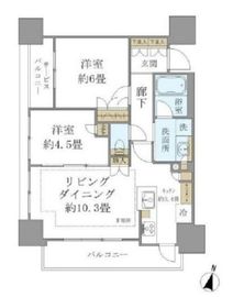 ブリリア亀戸 13階 間取り図