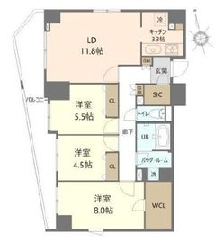 グラウンドツリー 601 間取り図