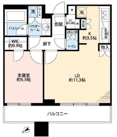 ル・サンク大崎シティタワー 2階 間取り図