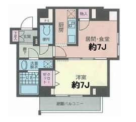 エオラス白金 601 間取り図