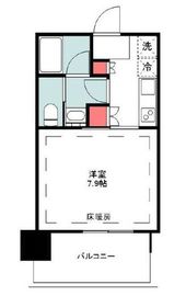 ブリリアタワー浜離宮 12階 間取り図