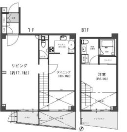 ヒルハイツ代官山 1階 間取り図