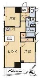 ロワール横濱レムナンツ 8階 間取り図