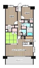 プレシス本厚木パークフロント 13階 間取り図