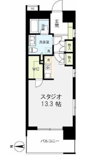 グローリオ三鷹禅林寺通りⅡ 2階 間取り図