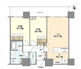 ブランズ渋谷桜丘 21階 間取り図