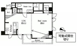 グレンパーク神楽坂 303 間取り図